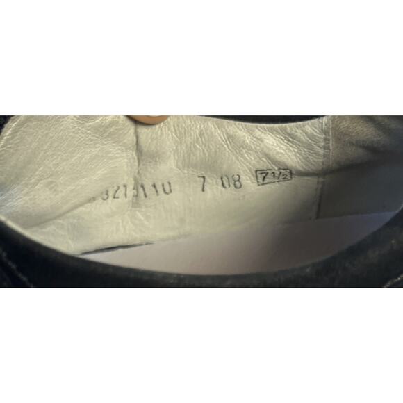 waldlaufer womens Black Suede Mary Jane Flats Size US 9.5 - Picture 8 of 9